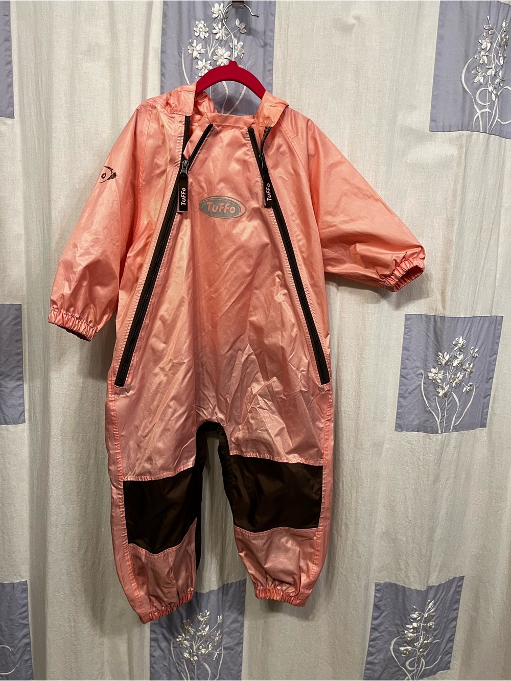 Tuffo Kids Waterproof One-Piece Rain Suit Muddy Buddy - Pink